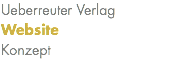 Ueberreuter Verlag Website Konzept